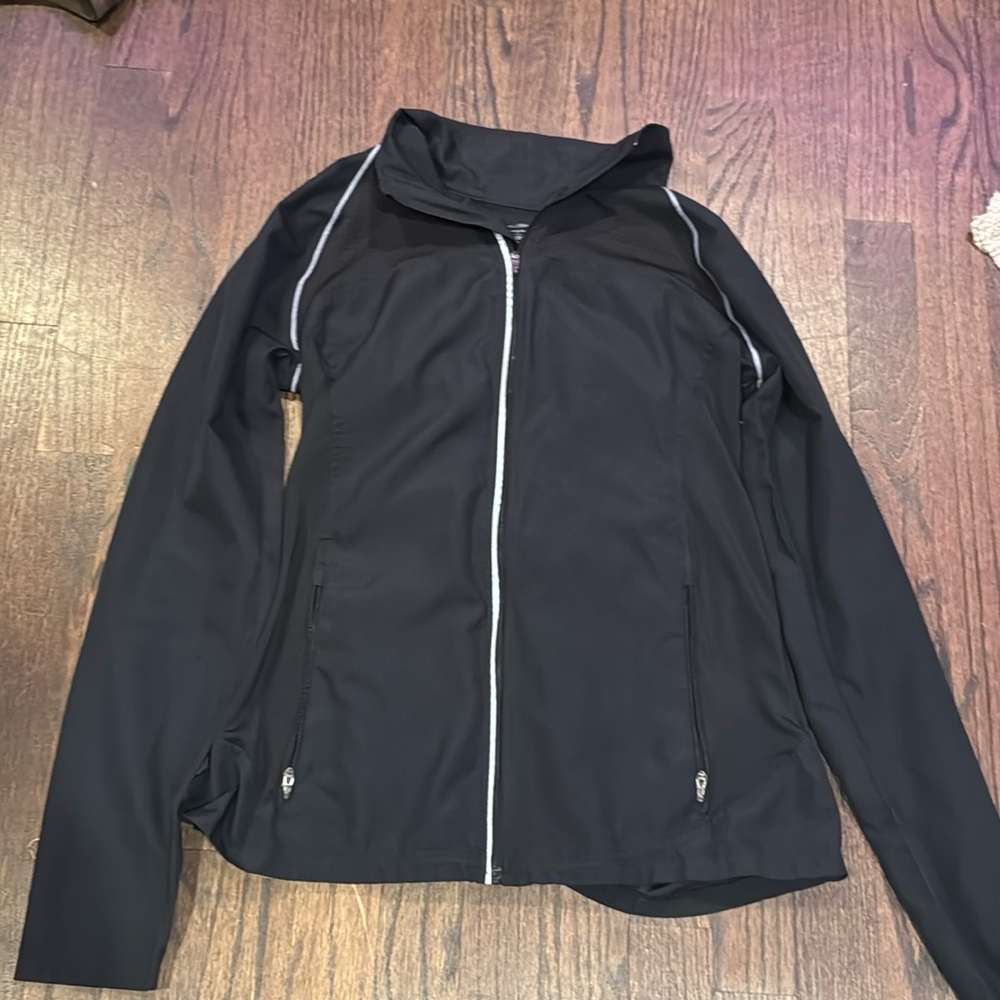 black zip up